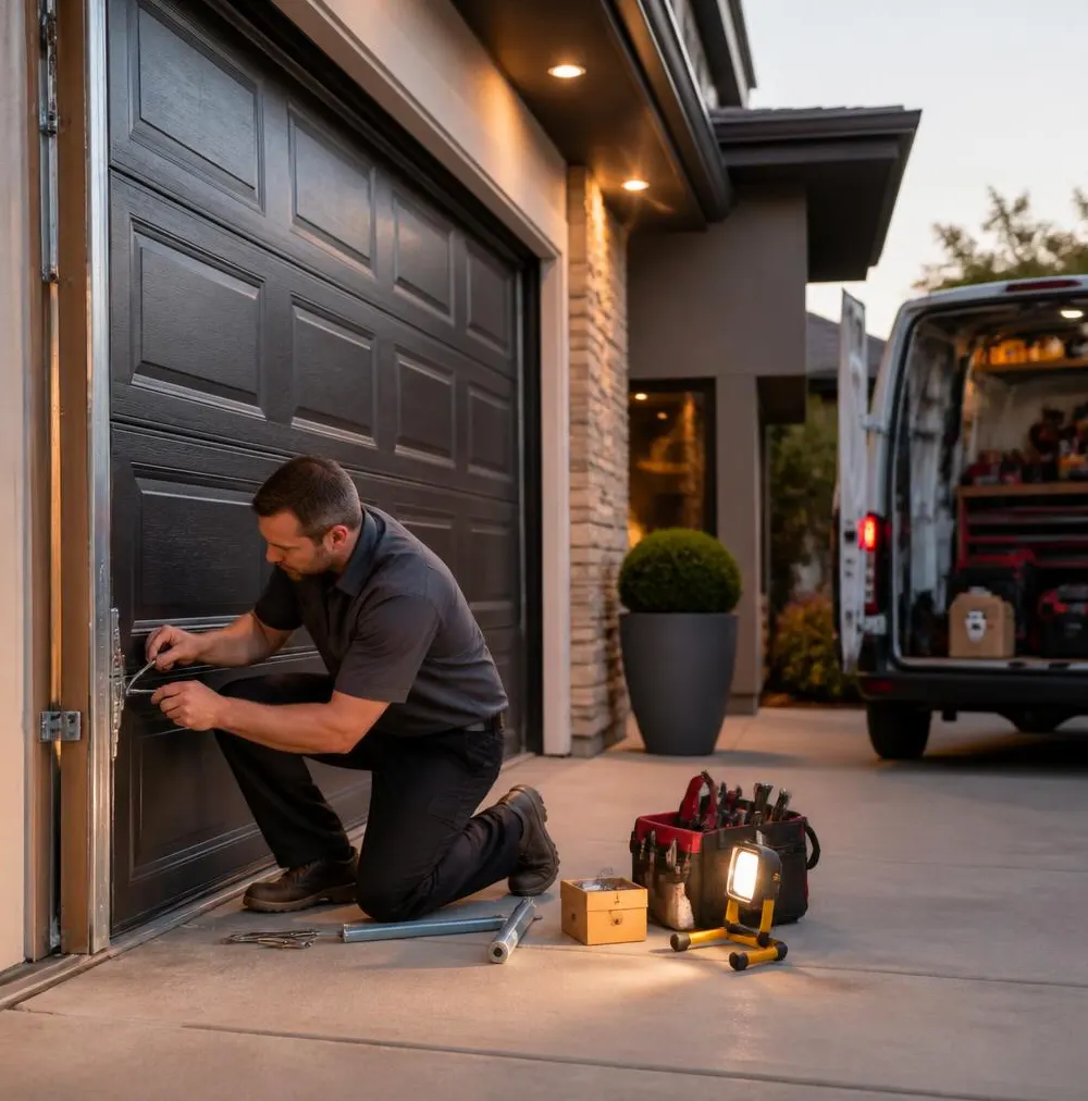 Garage Door Off the Track in Oxford, FL: The First 10 Minutes — Oxford Garage Door Experts, Oxford, FL